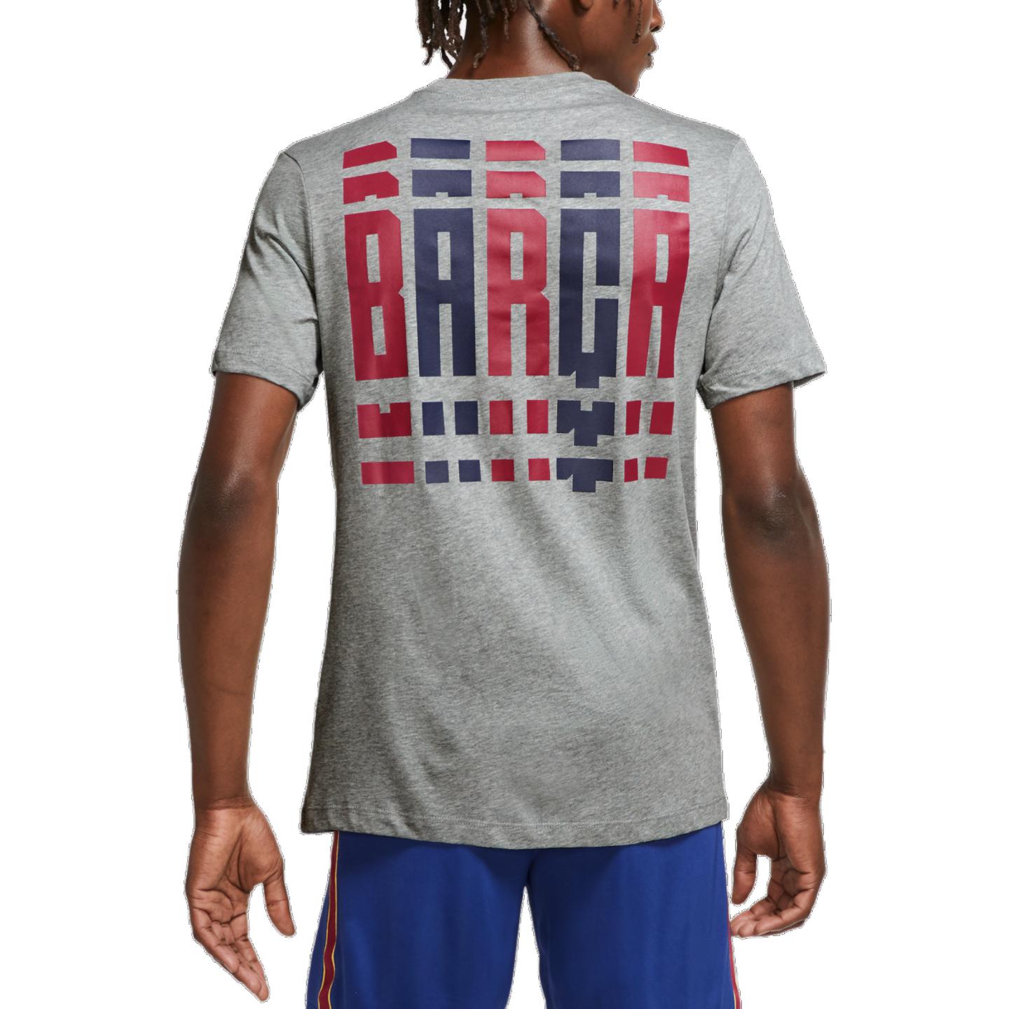 Мужская футболка Nike F.C T (серая) — фото 5