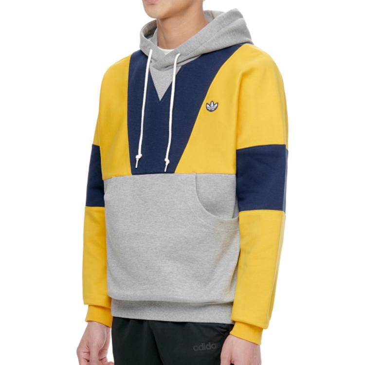 Мужские худи adidas originals Samstag Panel Hoody (желтое) — фото 6