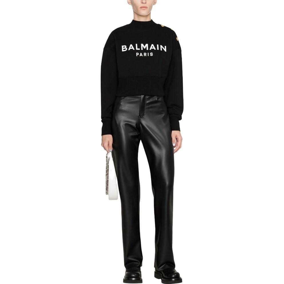 Свитер BALMAIN BF1JO040BB02EAB (черный) — фото 5