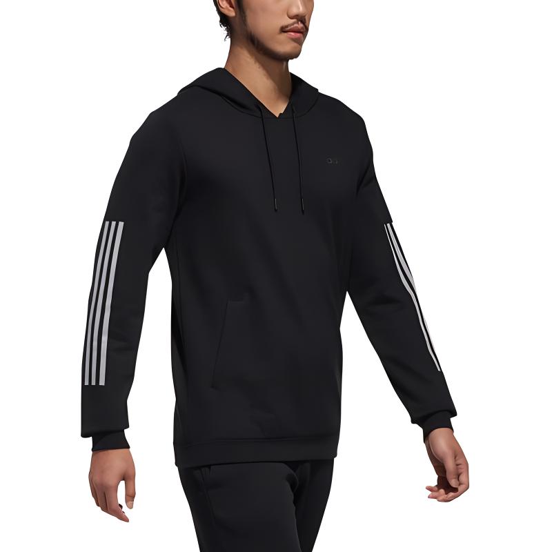 Мужское худи adidas neo M Ce 3s Hdy (черное) — фото 3