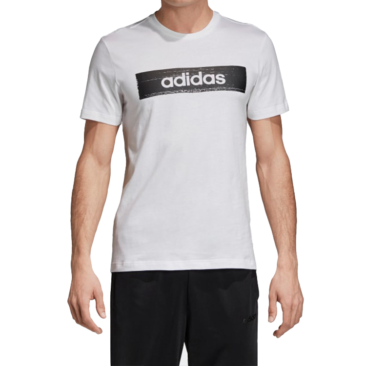 Мужская футболка adidas (белая) — фото 4