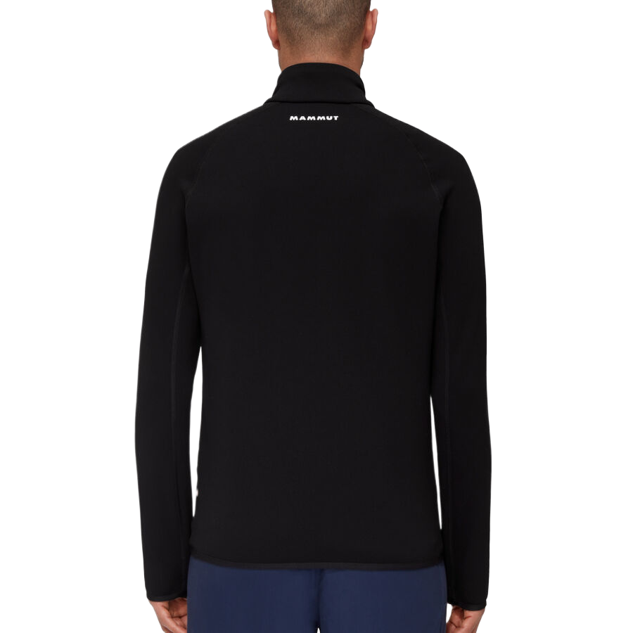 MAMMUT Aconcagua ML Thickened AF Asia Edition, Thermal Comfortable Fleece Lined Stand Collar Raglan Long Sleeved