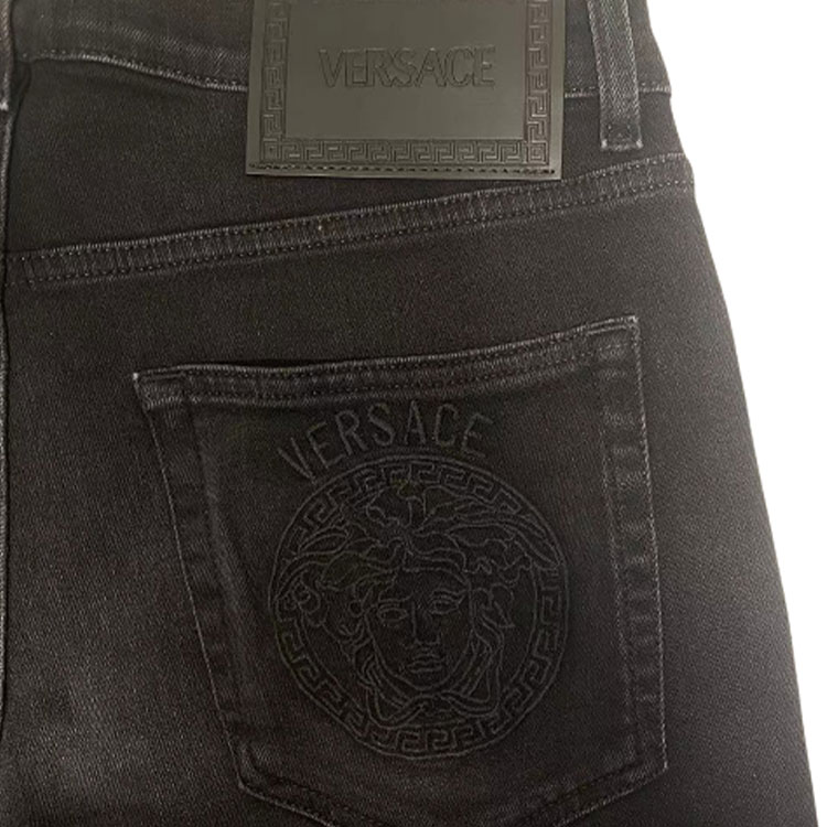 Мужские джинсы VERSACE FW24 (черные) — фото 3