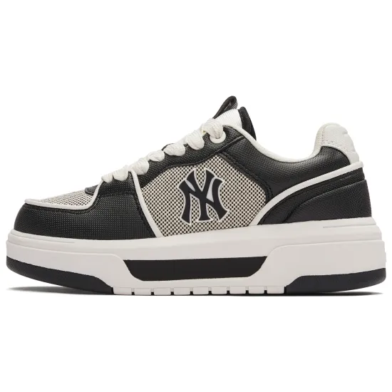 MLB Chunky Liner Skateboard Shoes Unisex Low-Top Black/White