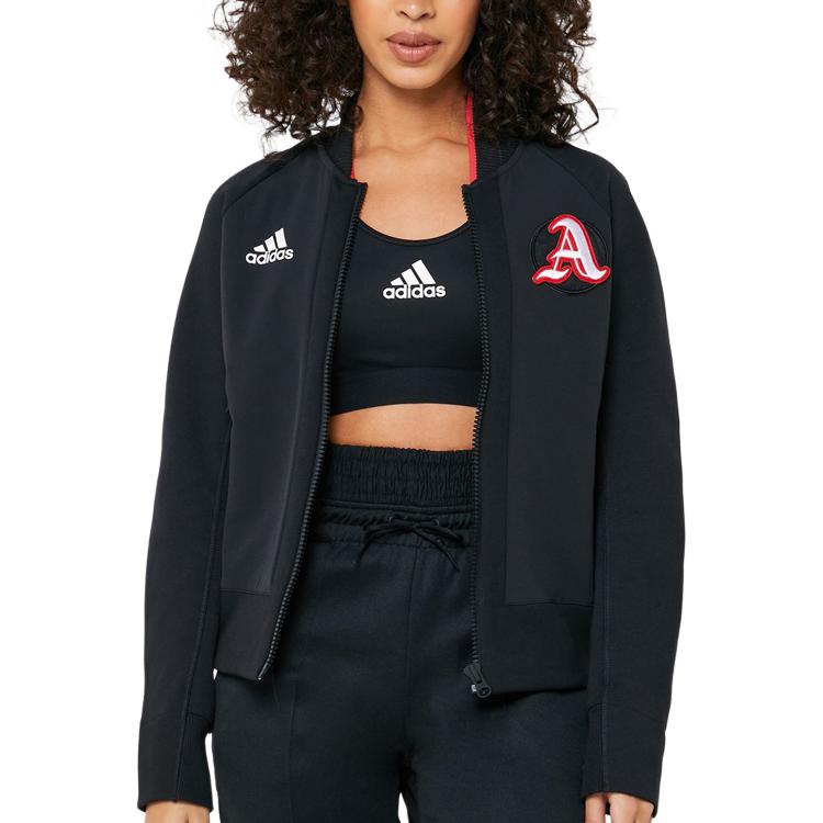Женская куртка adidas W Vrct JK (черная) — фото 3