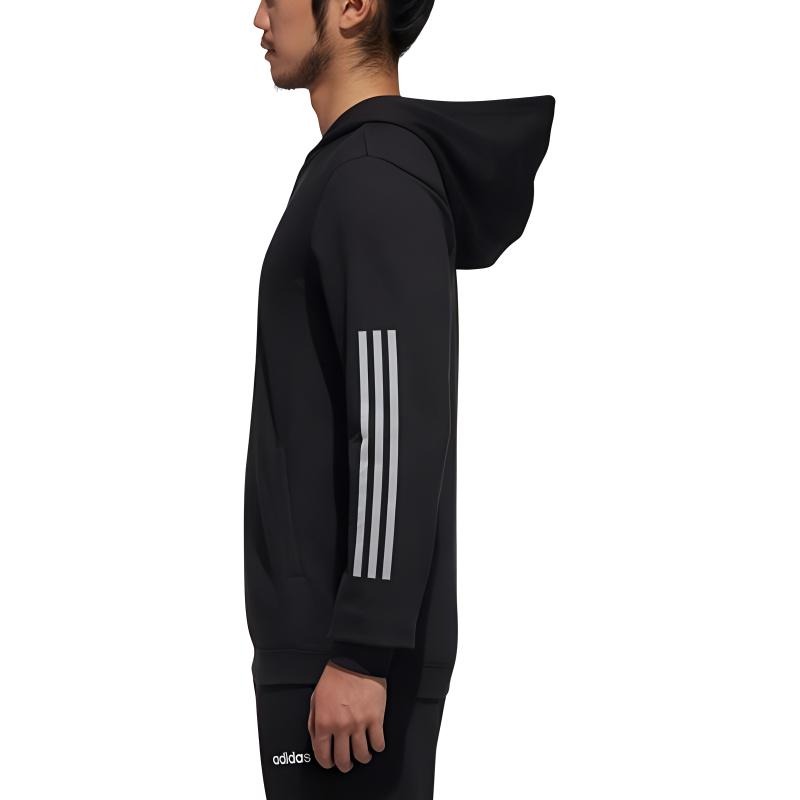 Мужское худи adidas neo M Ce 3s Hdy (черное) — фото 4