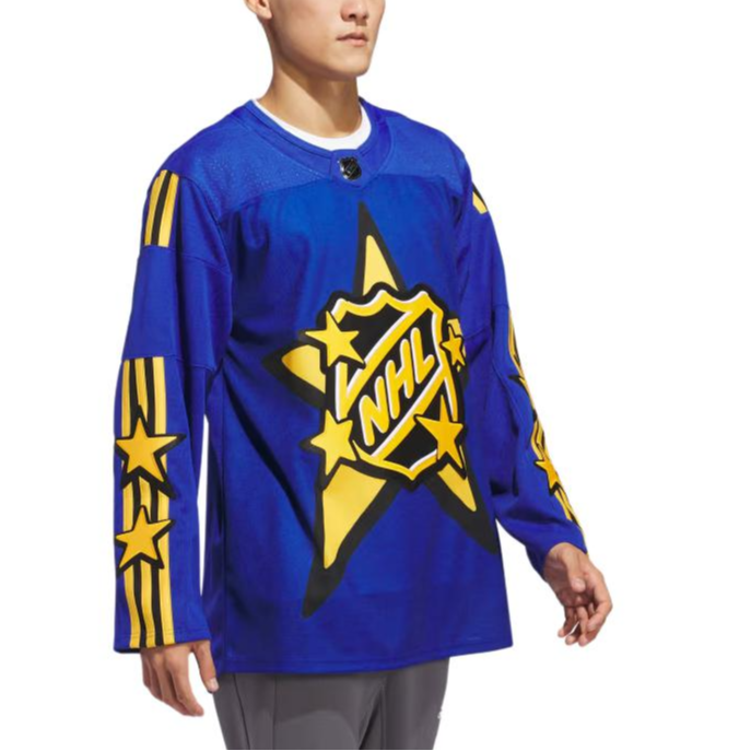 Adidas Free Shipping With AdiClub 2024 Nhl All-Star Adidas X Drew House Blue Jersey