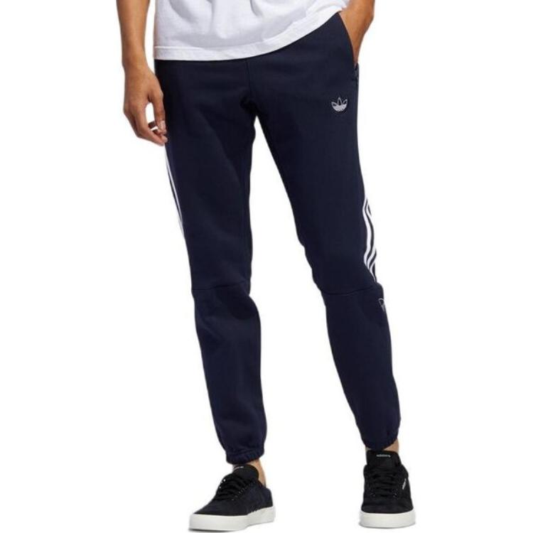 Мужские штаны adidas originals (темно-синие) — фото 3