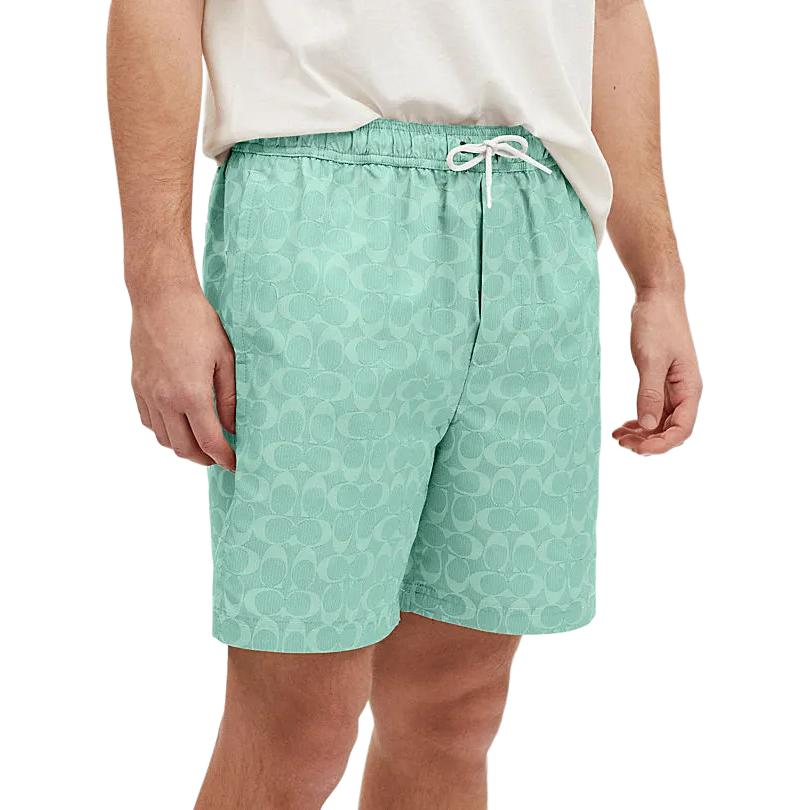 COACH SS24 Beach Shorts Men’s Green