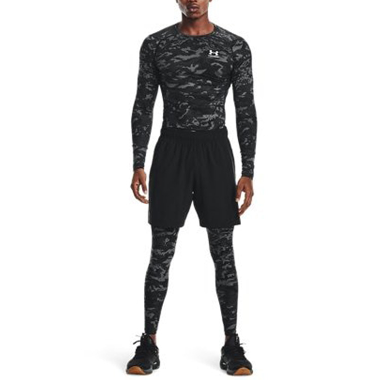 Under Armour HeatGear Fitness Clothing Men’s Black Moderate