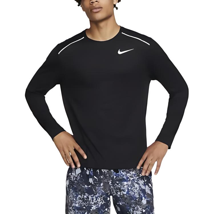 Мужская футболка Nike RISE 365T (черная) — фото 3