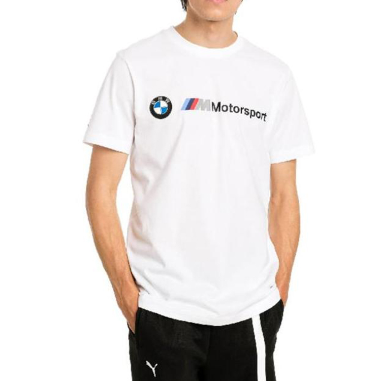Мужская футболка PUMA BMW Motorsport (белая) — фото 4