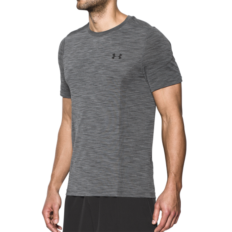 Мужские футболка Under Armour Under Armour Seamless T (серая) — фото 4