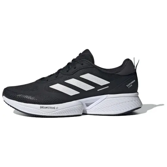 Adidas Supernova Eterno Slip-Resistant Low-Top Running Shoes Unisex Black White