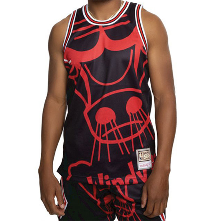 Mitchell Ness x Nba Chicago Bulls Big Face jersey