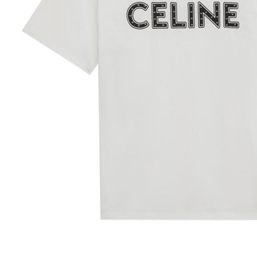 Мужская футболка CELINE (белый) — фото 5