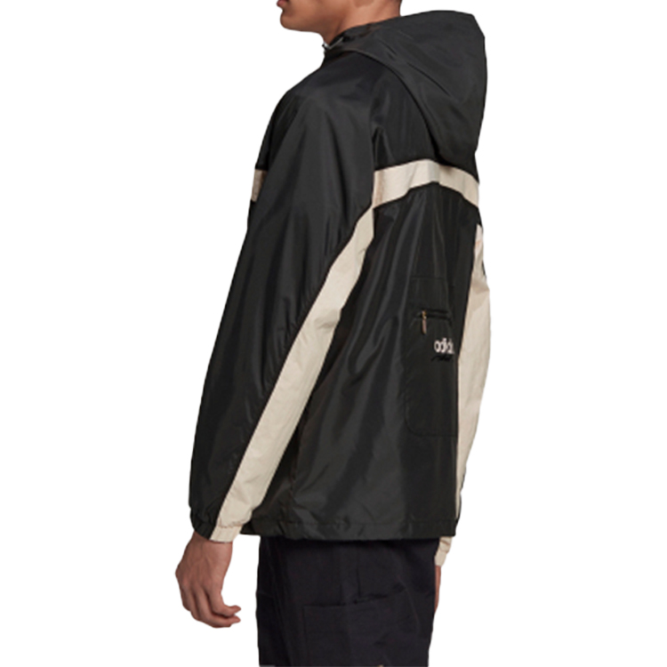 Мужская куртка adidas Ryv Pkt WB (черная) — фото 4