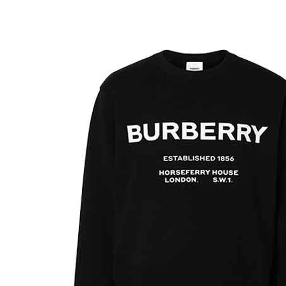 Мужское худи Burberry (черное) — фото 3