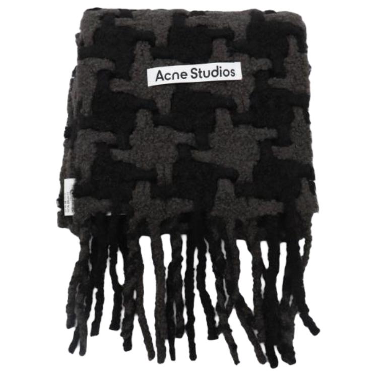 Мужской шарф Acne Studios CA0153AIK (черный)