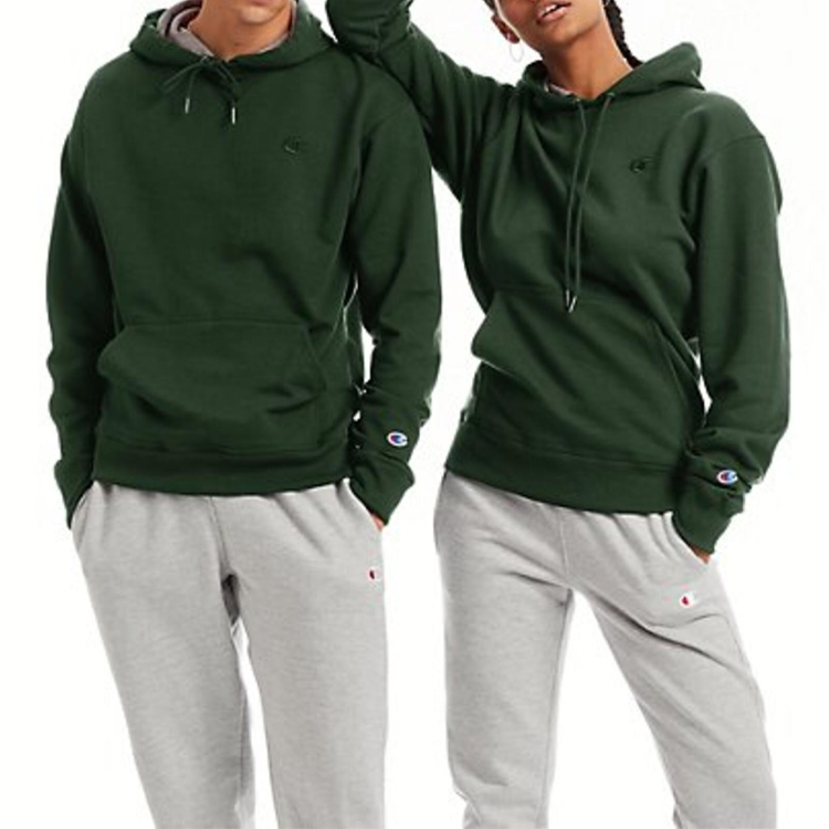 Худи Champion Hoodie (зеленое) — фото 3