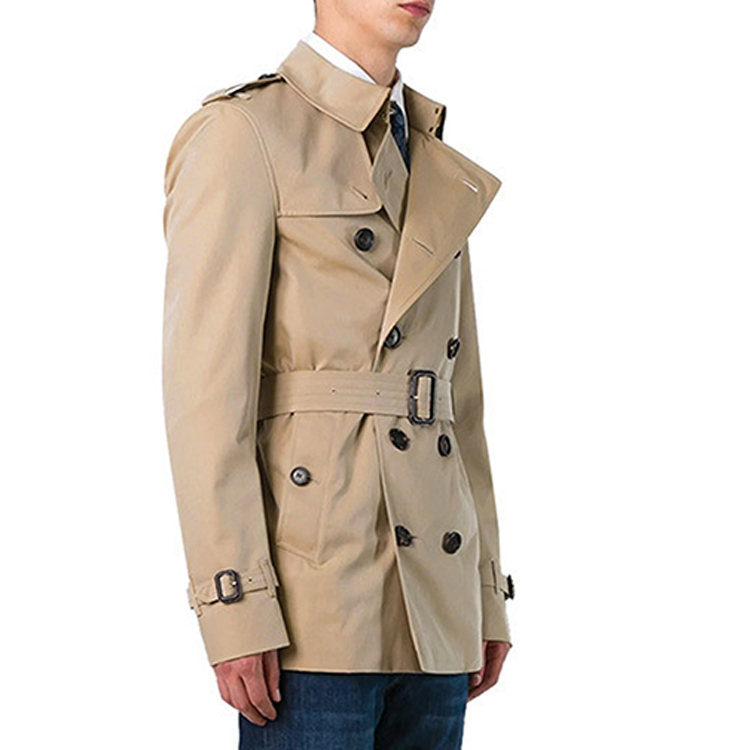 Мужской тренч Burberry (каки) — фото 4