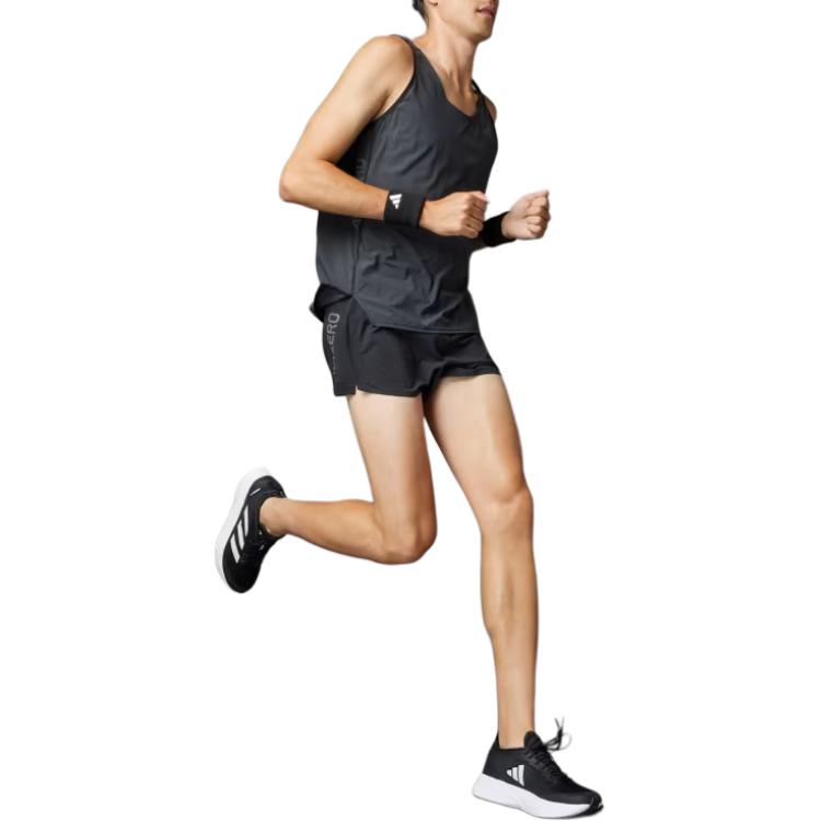 Adidas Free Shipping With AdiClub Adizero Running Split Shorts