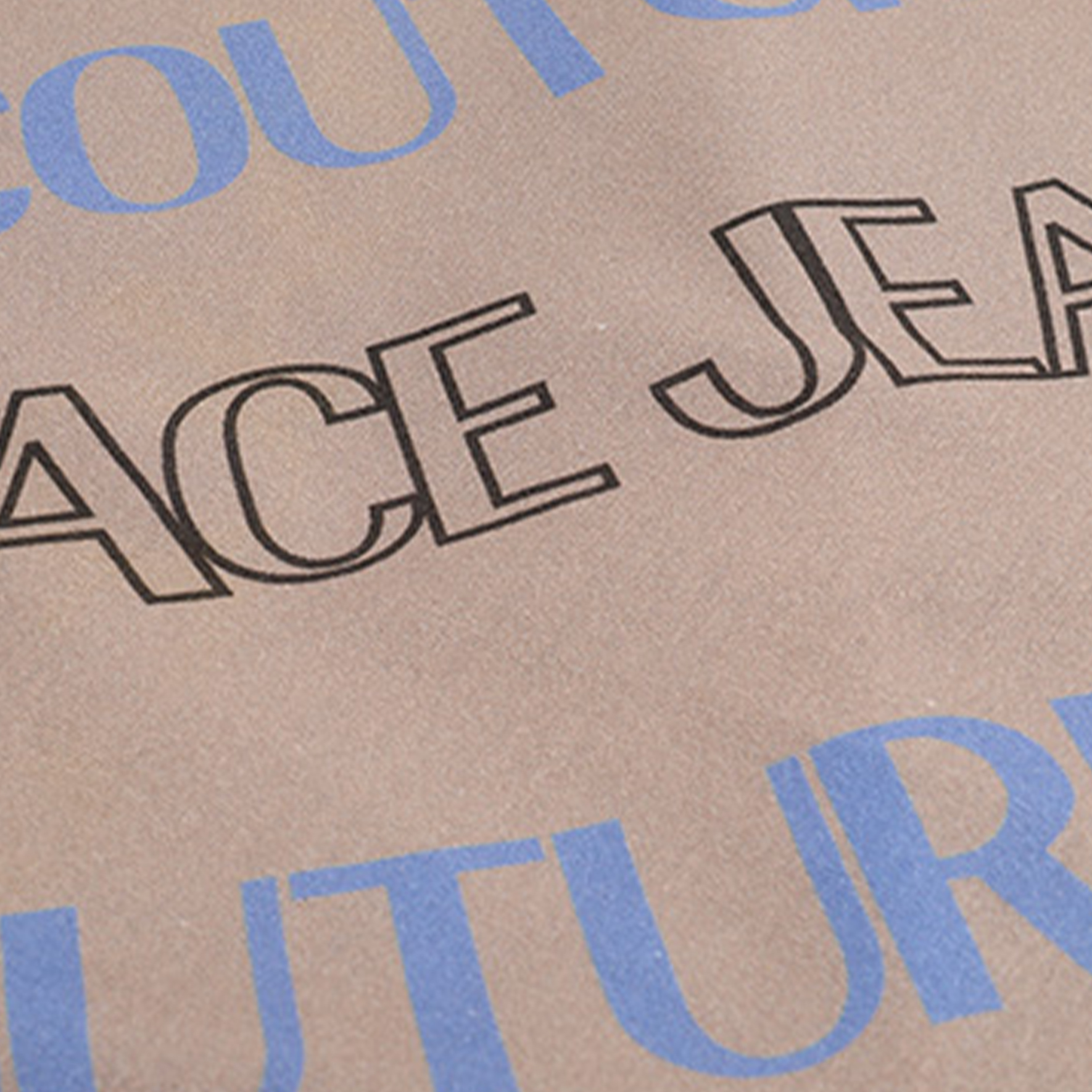Мужская футболка Versace Jeans Couture SS24 (кофейная) — фото 6