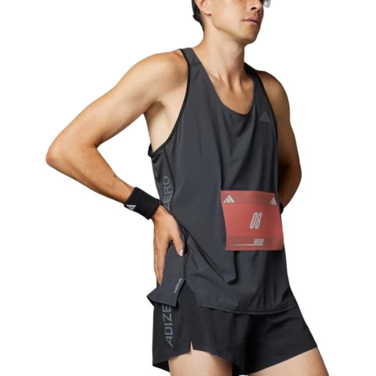 Adidas Free Shipping With AdiClub Adizero Running Split Shorts