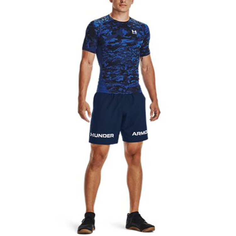 Under Armour HeatGear Fitness Clothing Men’s Blue Moderate