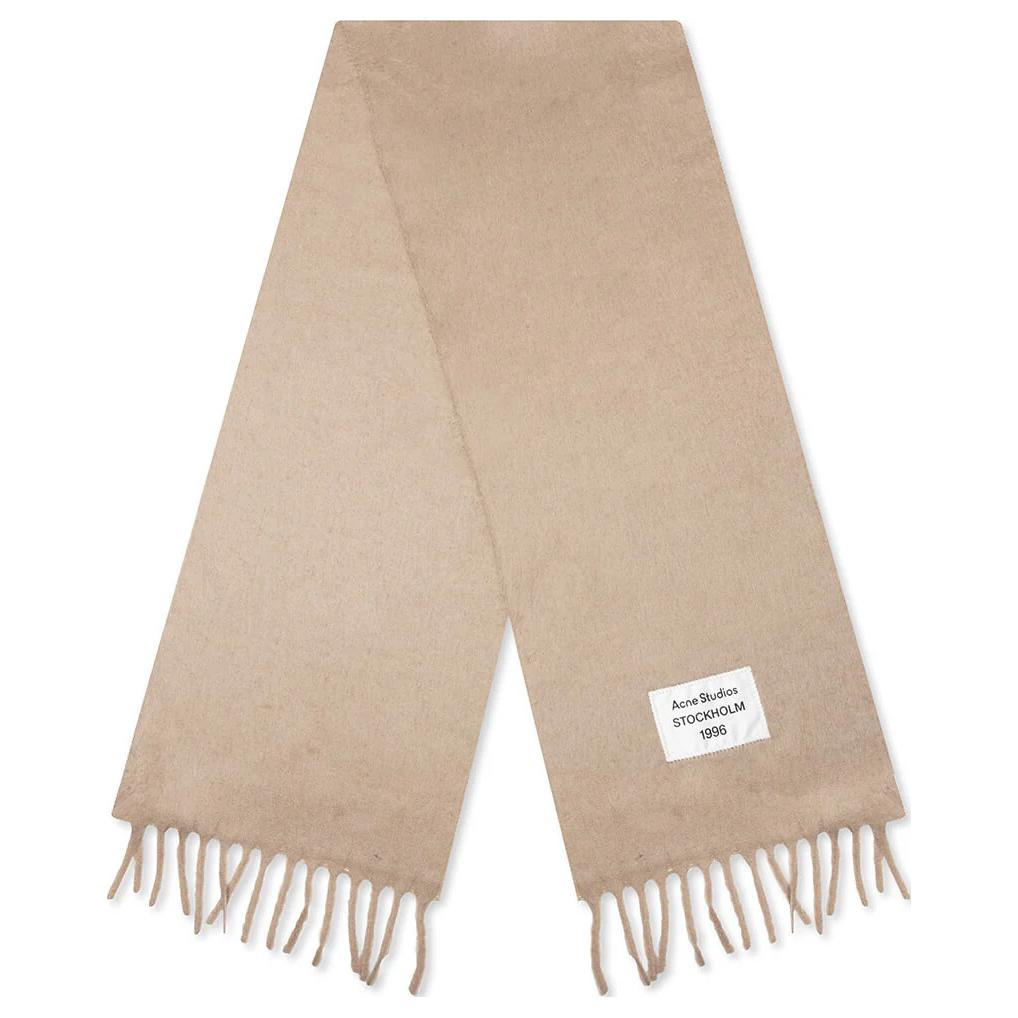 Женский шарф Acne Acne Studios (бежевый)