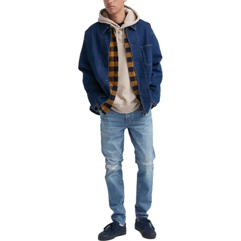 UNIQLO Jeans Men's Lake Blue Moderate