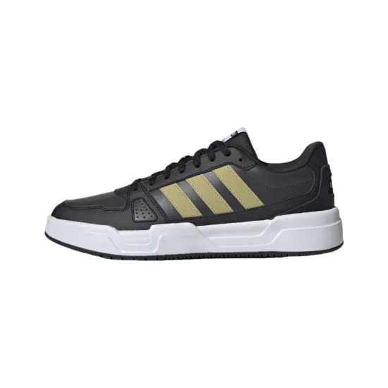 Adidas Anti Slip Wear Resistant Low Top Skateboard Shoes Unisex Black Gold