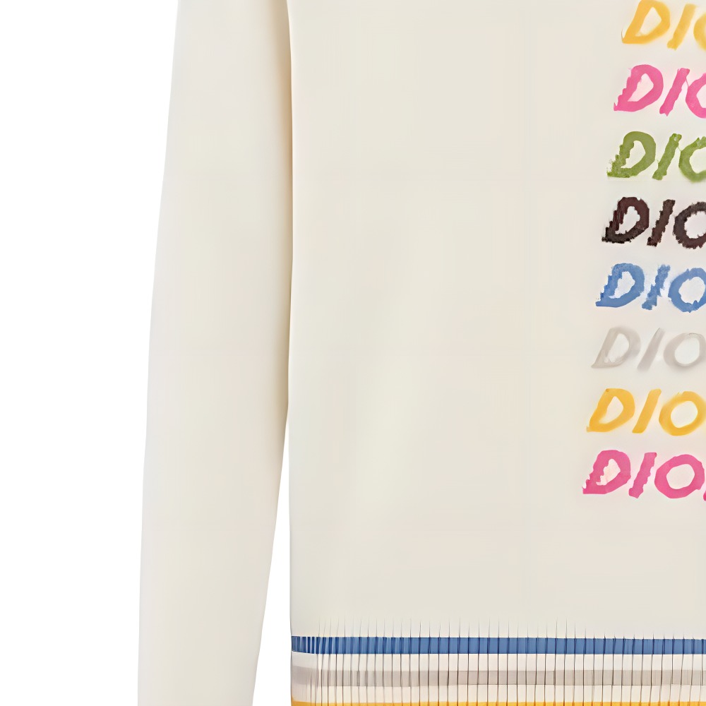 Мужской свитер Dior (молочный) — фото 3