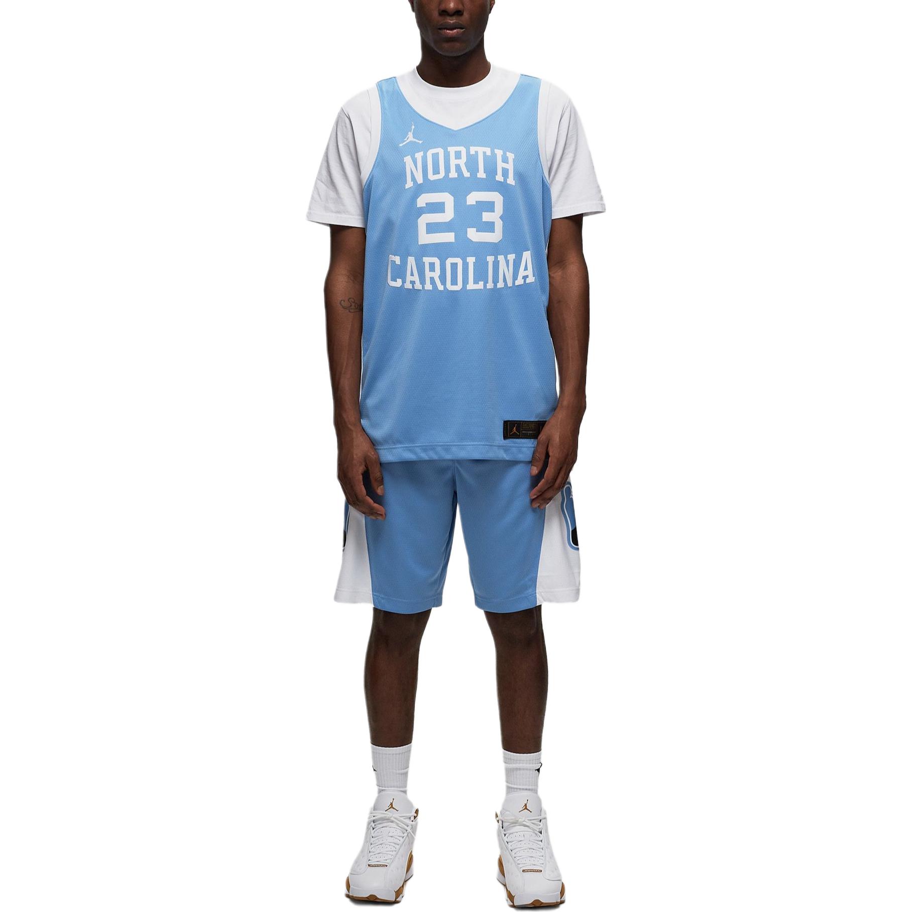 Jordan UNCLimited College Retro Jersey Basketball Jersey Men’s Courage Blue/White/White