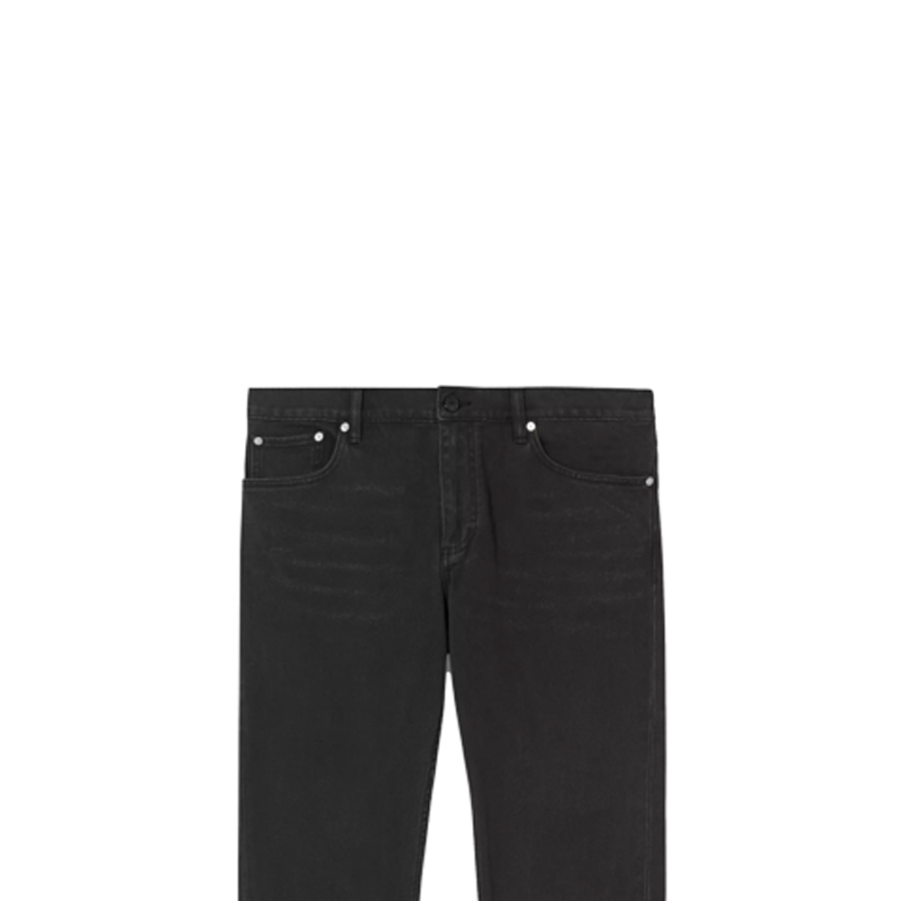 Мужские штаны Burberry Denim Pants (черные) — фото 5