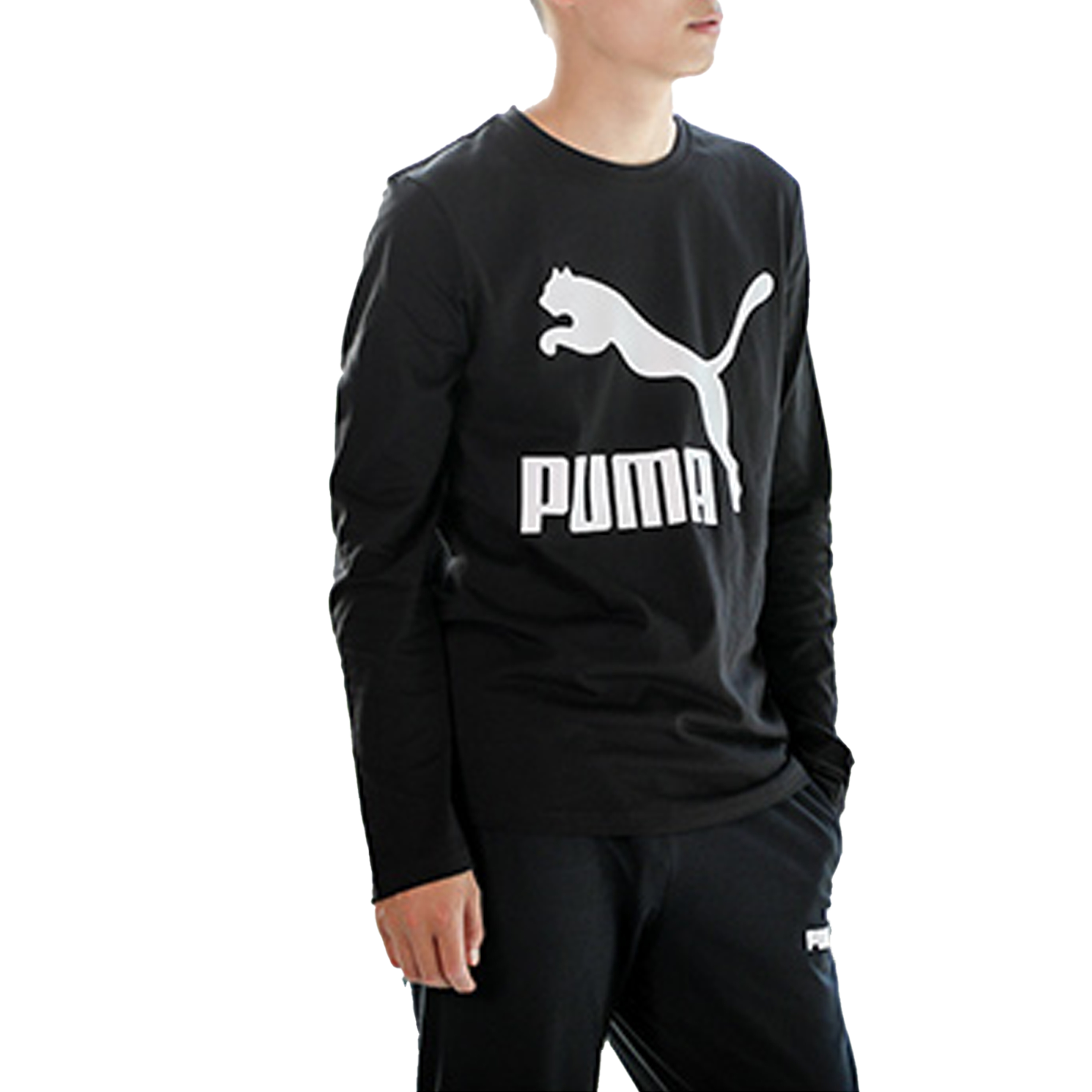 Мужская футболка PUMA (черная) — фото 4