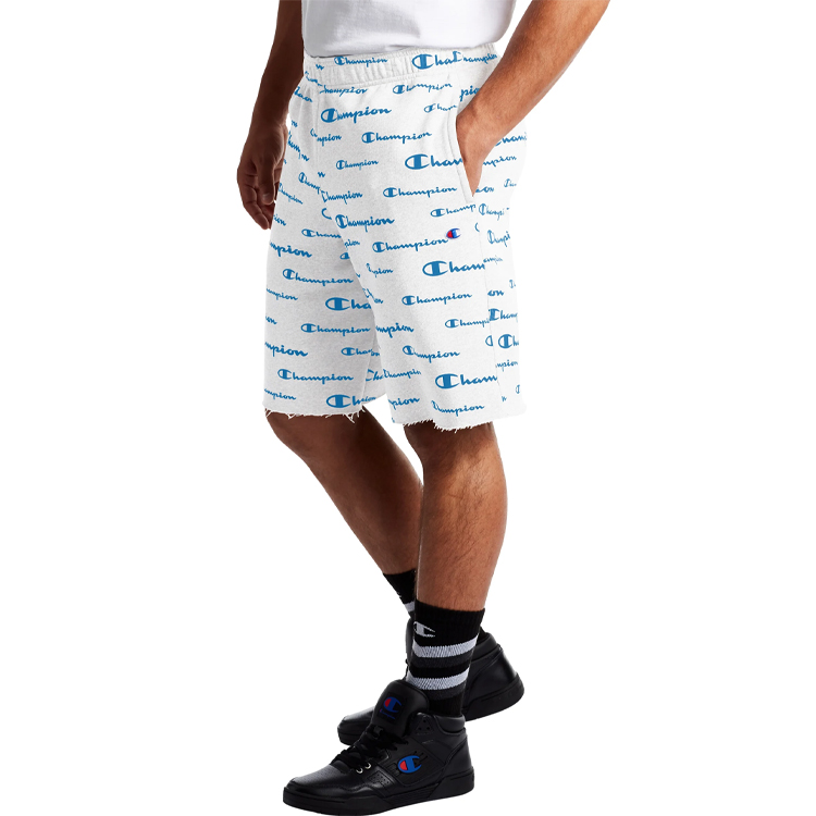 Шорты Champion Сotton Shorts (белые) — фото 2