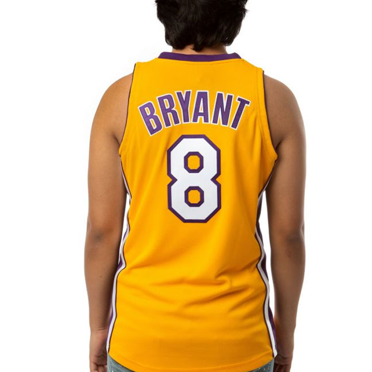 Mitchell Ness Basketball Jersey Unisex Yellow
