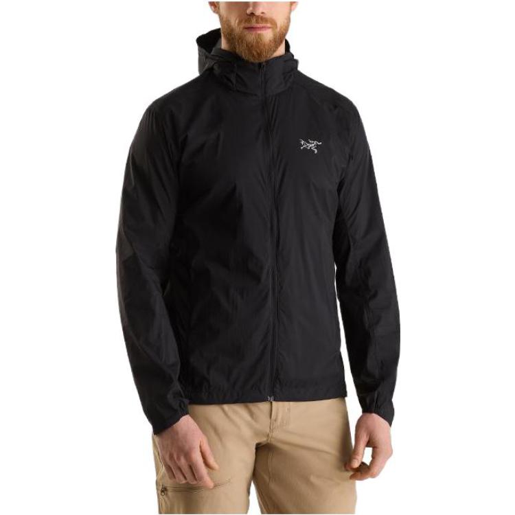 Arcteryx SS23 Nodin Men’s Logo Lightweight Windproof Stand Collar Jacket