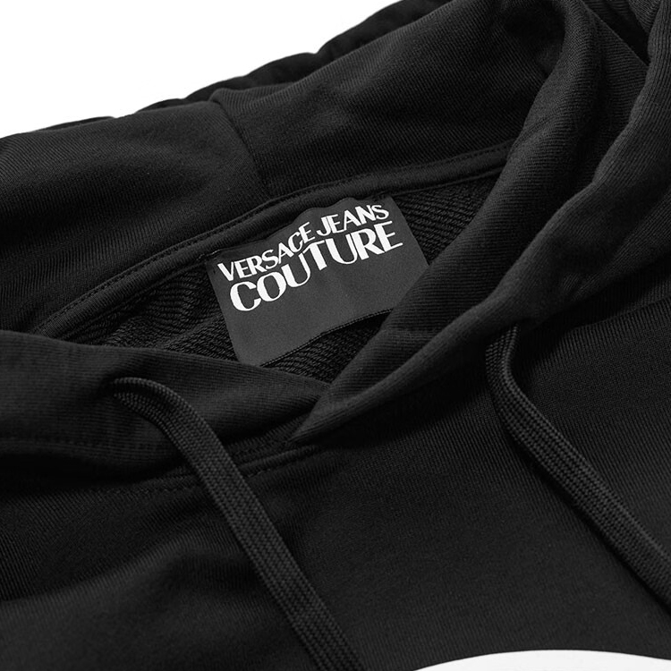 Мужское худи Versace JEANS COUTURE FW23 Logo (черное) — фото 5