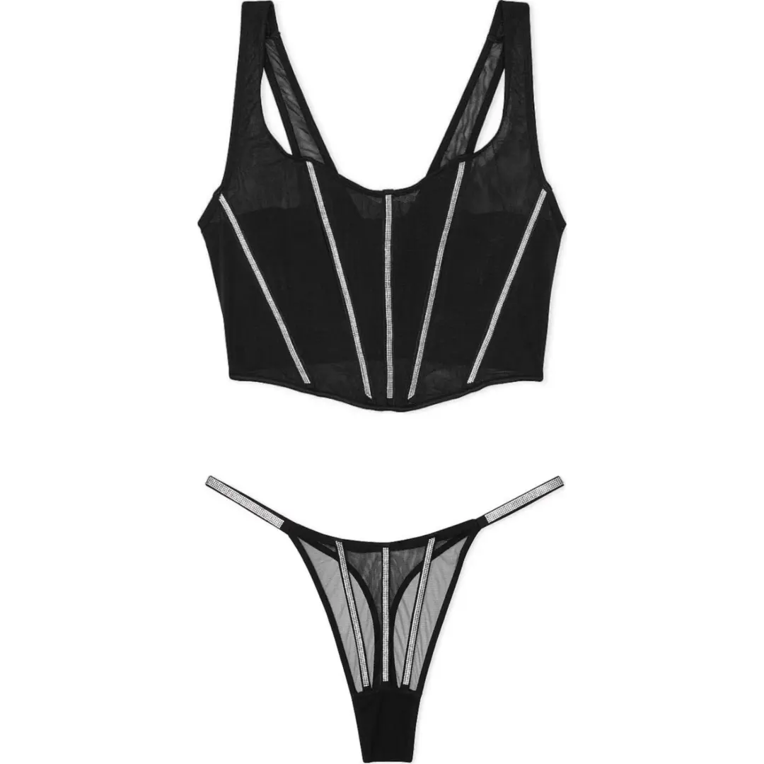 Victoria's Secret Underwear Set Women's Black