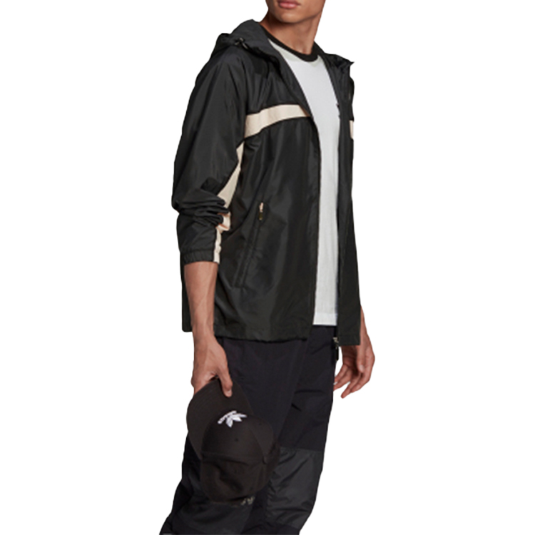 Мужская куртка adidas Ryv Pkt WB (черная) — фото 5