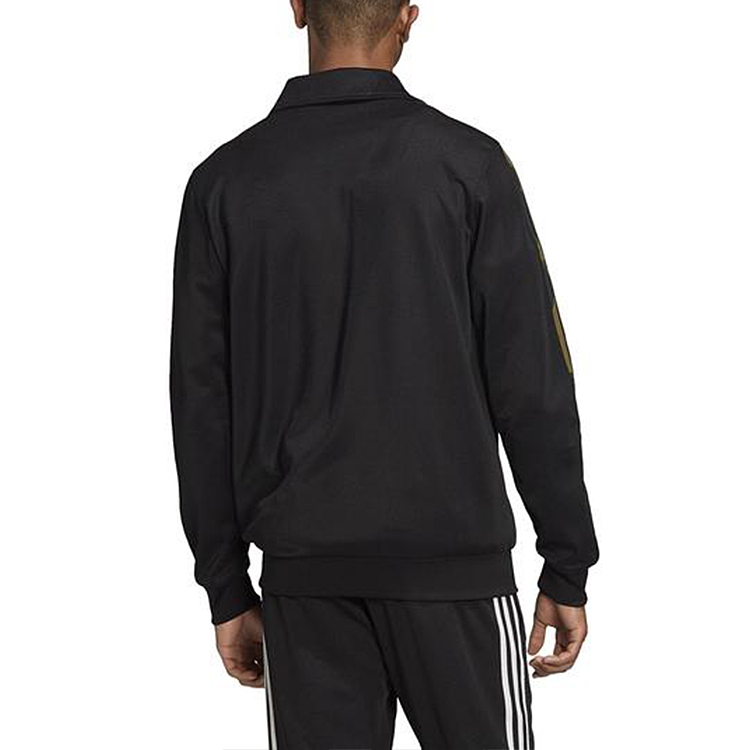 Мужская куртка adidas Camouflage Track Jacket (черная) — фото 4