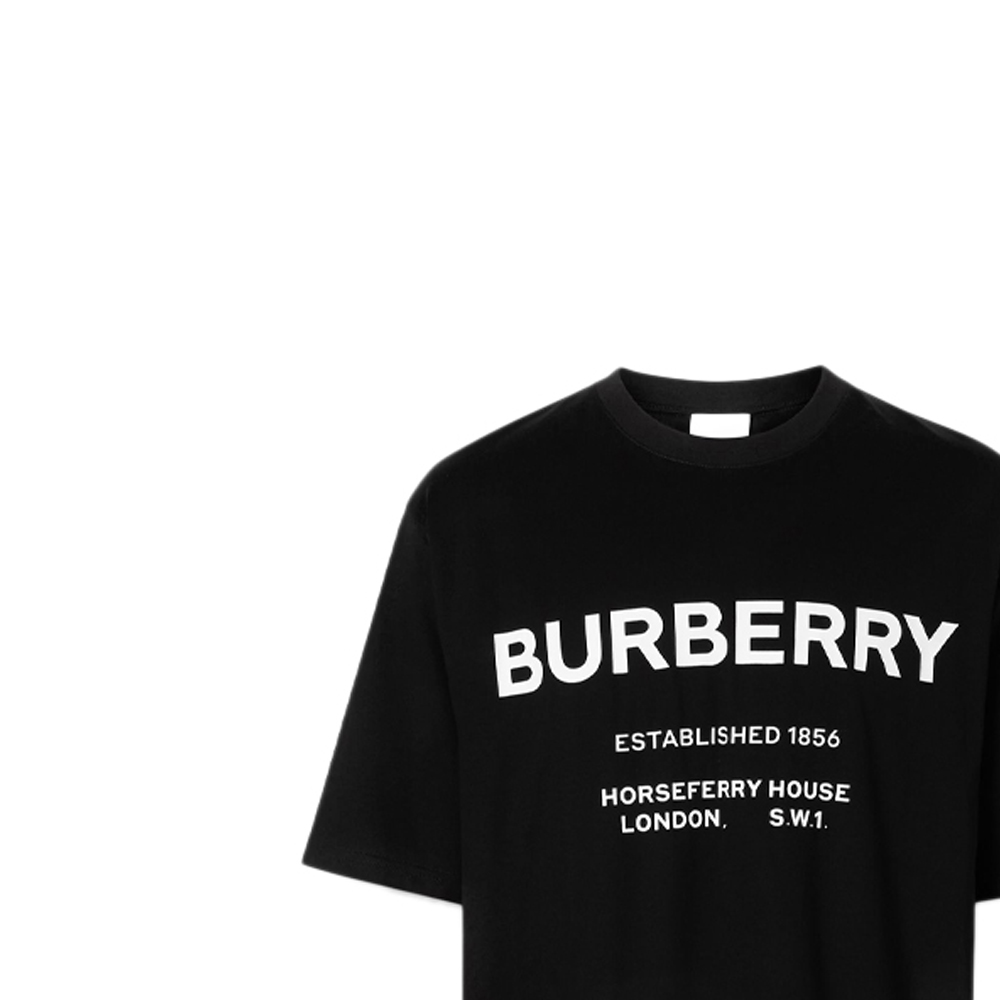 Футболка Burberry Logo Tee (черная) — фото 5