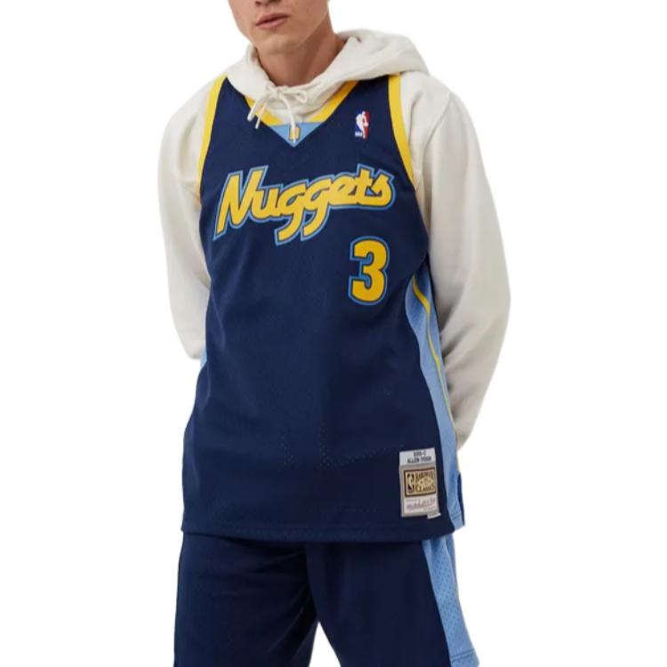 Mitchell Ness 2006/07 Hardwood Classics Denver Nuggets Allen Iverson ‘Astros ‘ Swingman Jersey