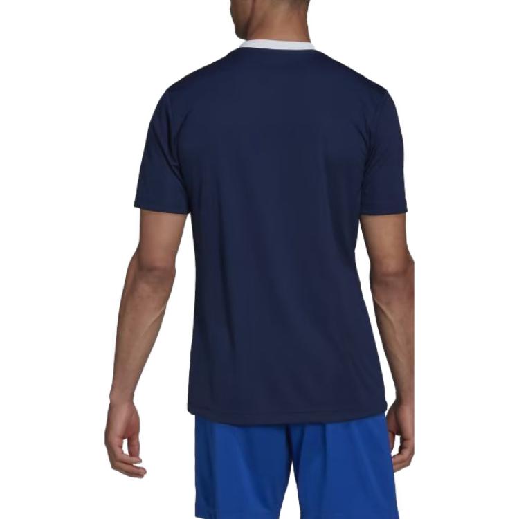Adidas Entrada 22 Soccer Jerseys Men’s Marine Blue Moderate