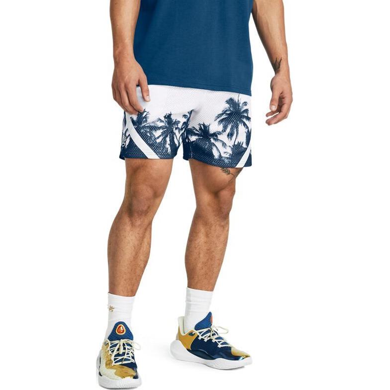 Under Armour Curry Sports Shorts Men’s White