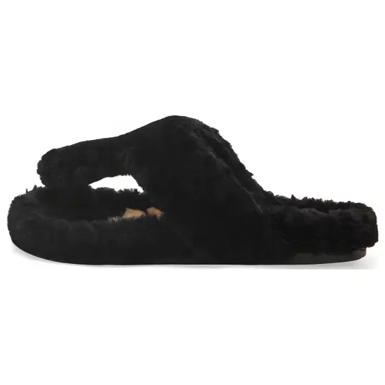 LOEWE Ease Shearling Flip Flops