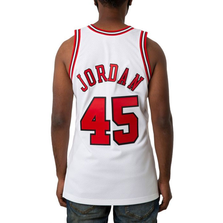 Mitchell Ness Basketball Jersey Men’s White