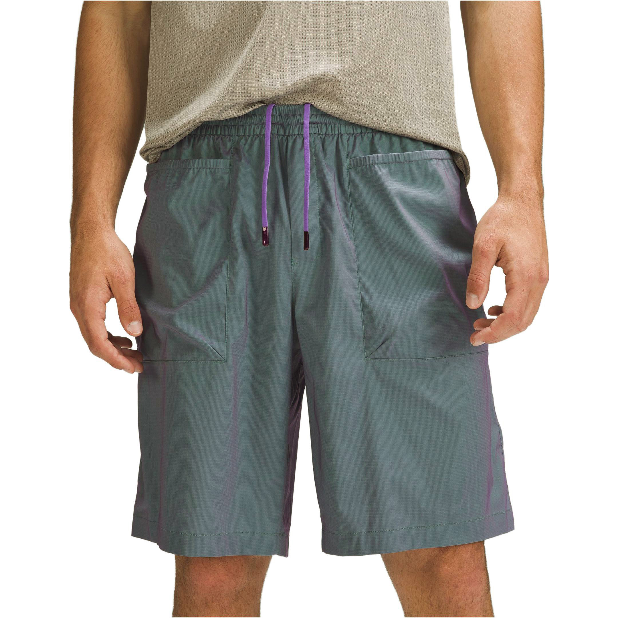 Lululemon LAB Collection Sports Shorts Men’s Tide Blue/Power Purple Moderate